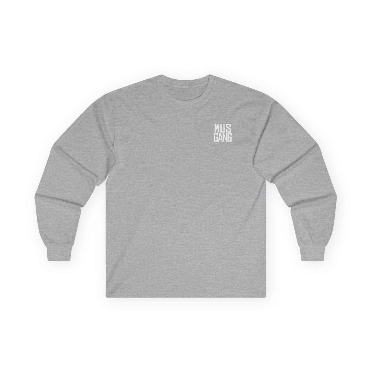 Mus Gang Small Badge Unisex Ultra Cotton Long Sleeve Tee