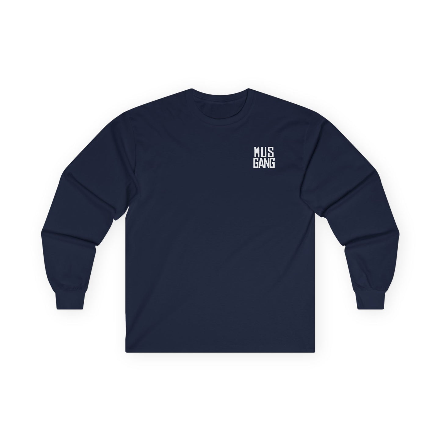 Mus Gang Small Badge Unisex Ultra Cotton Long Sleeve Tee