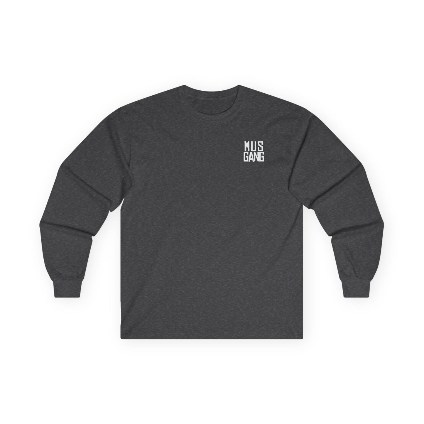 Mus Gang Small Badge Unisex Ultra Cotton Long Sleeve Tee