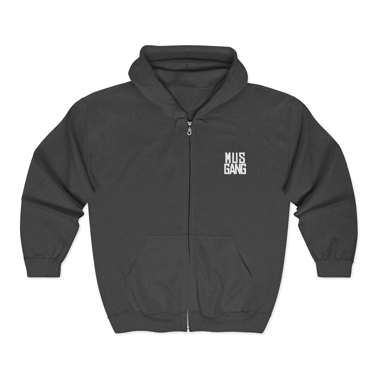 Mus Gang Zippered Hooded Sweatshirt