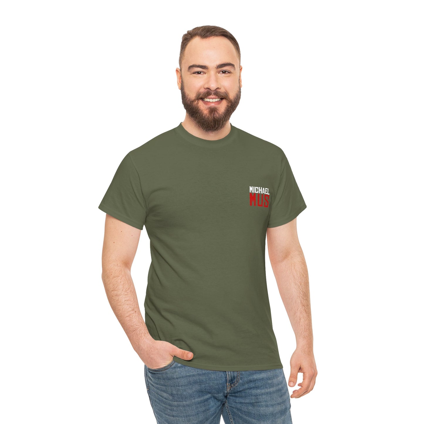 MRMICHAELMUS Badge Tee