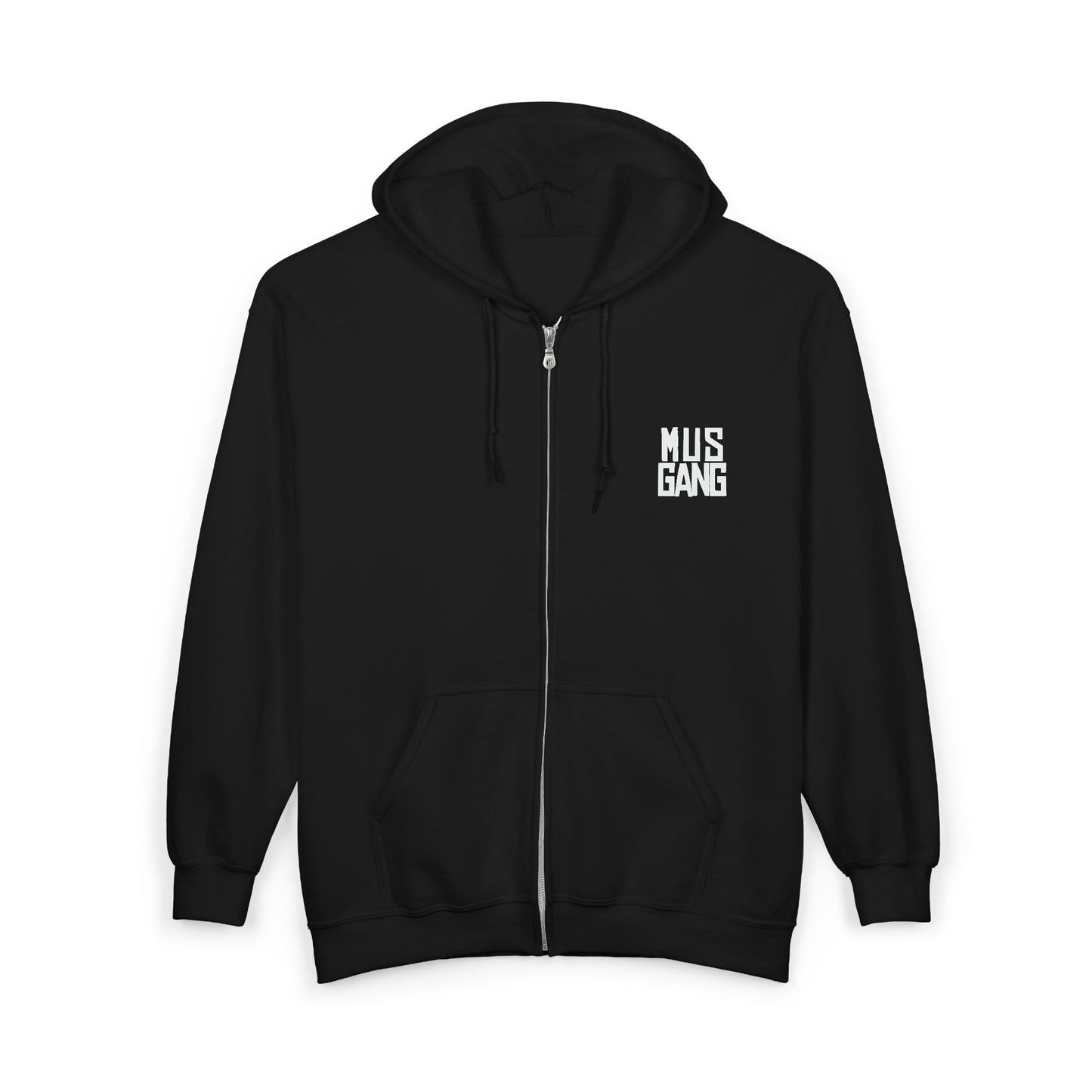 Mus Gang Zippered Hooded Sweatshirt