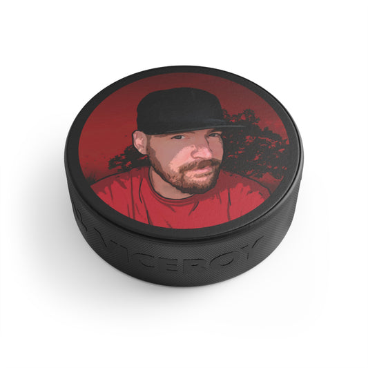 Mus-Mug Ice Hockey Puck