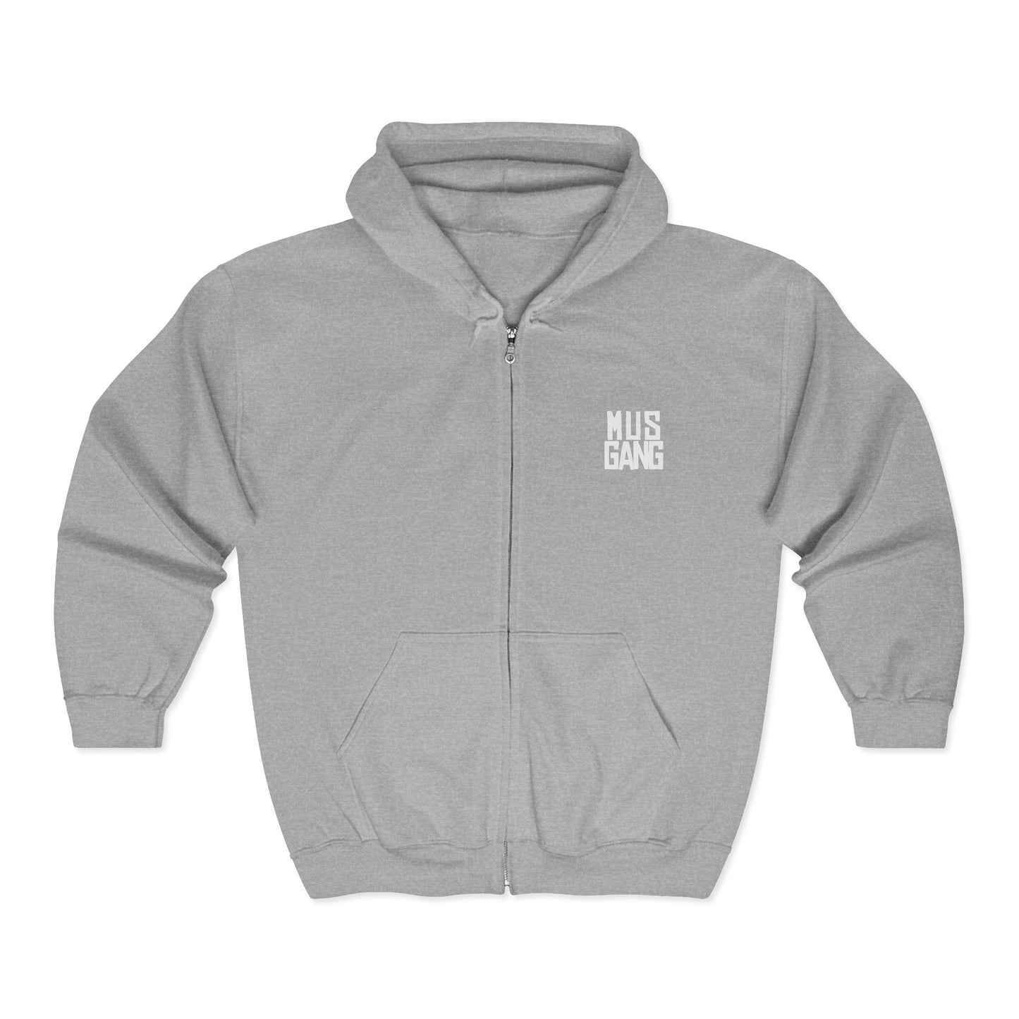 Mus Gang Zippered Hooded Sweatshirt
